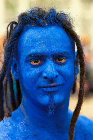 Blue Boy Coney Island Mermaid Parade